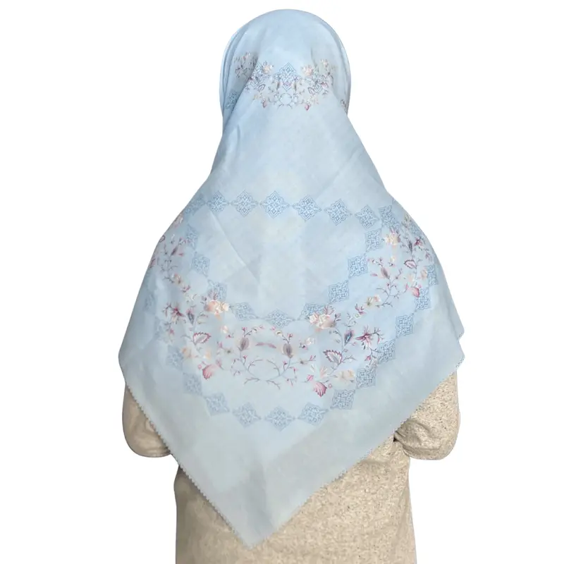 Hijab/Kerudung HANNA/POPPY Segiempat Wanita Bahan Voal dan Berkualitas PREMIUM LASER CUT FINISHING 8