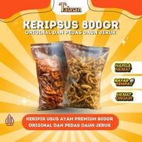 Gambar Keripik Usus Ayam Premium 800Gr Talasan - orginal dari Talasan Snack Kab. Sidoarjo 1 Tokopedia