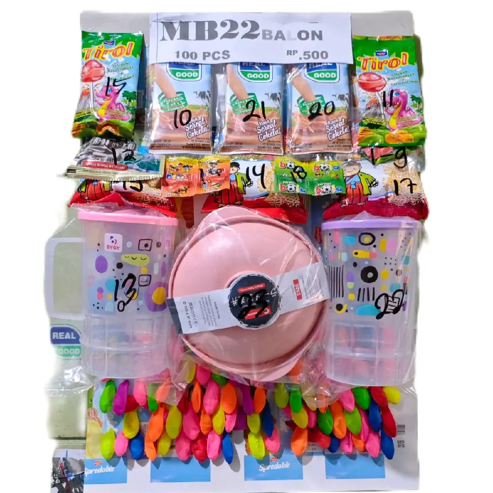 cabutan balon berhadiah isi 100pcs. DM.SS