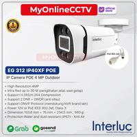Gambar EDGE INTERLUC EG 312 IP40XF POE / EG 312 IP40CV2 IP Camera 4MP Outdoor Anti Air ColorVu - IP40CV ColorVu dari MyOnlineCCTV Kota Administrasi Jakarta Barat 2 Tokopedia