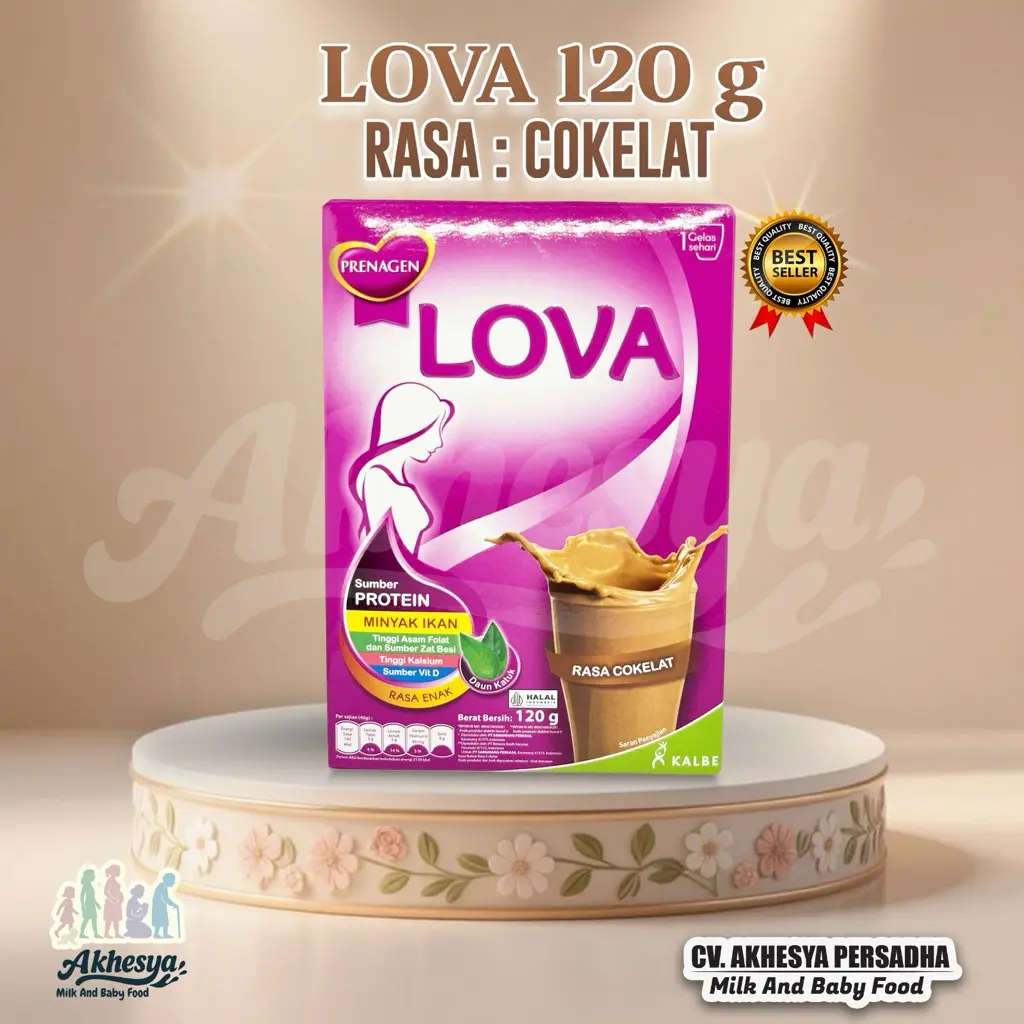(EXP 2027) PRENAGEN LOVA 120GR RASA COKELAT / STRAWBERRY / SUSU IBU HAMIL DAN MENYUSUI