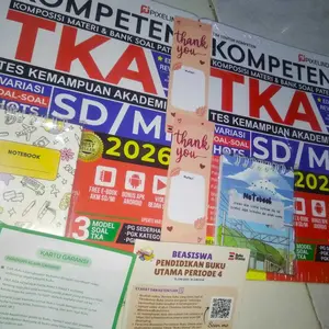 BUKU KOMPETEN TKA TES KEMAMPUAN AKADEMIK SD/MI TAHUN 2026 TERUPDATE (Dilengkapi Soal HOTS, Materi dan Kunci Jawaban Lengkap) Soft Cover