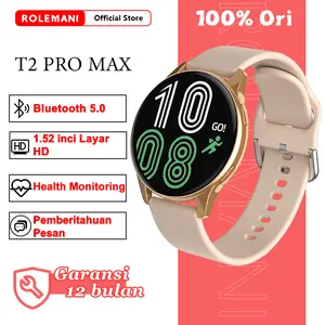 ROLEMANI Smartwatch T2 1.28" AMOLED - Slim - BT Call - Sport Mode & Health  Monitoring - Rich Application