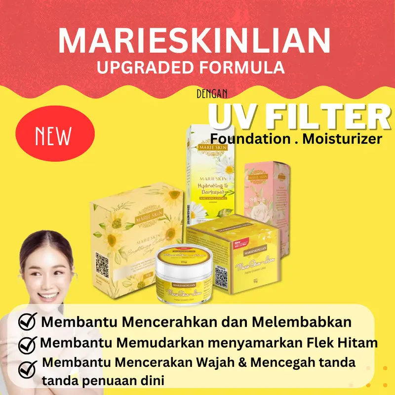 CREAM MARIESKINLIAN - Gunakan Pagi dan Malam hari (Cream Khusus untuk FLEK) 5