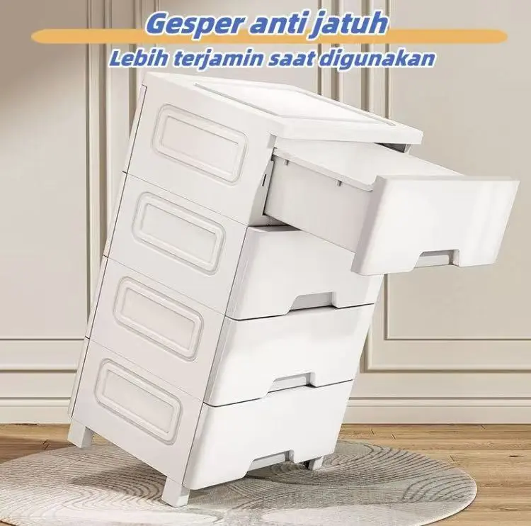 TOKO HOME Lemari Pakaian Plastik Jumbo dengan 3 Laci Storage Minimalis Garansi 5 Tahun Serbaguna Susun 3 Food Bistro TOKO HOME Lemari Pakaian Plastik Jumbo dengan 3 Laci Storage Minimalis Garansi 5 Tahun Serbaguna Susun 3 Food Bistro