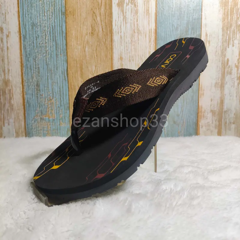sendal carvil model jepit black red terbaru cocok untuk pria dan wanita kualitas 100 % original 4