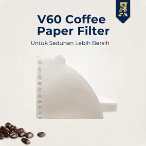 Deluxe Coffee Paper Filter V60 Coffee Kertas Saringan Kopi Manual Brew