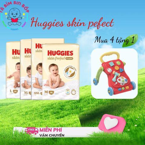 Combo4 Tã Quần Huggies skin care cho bé từ 6 đến 20kg