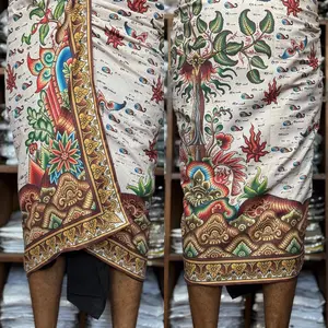 SAPUT + UDENG KAMASAN WARNA PUTIH KLASIK- KOSTUM KAMASAN Dewasa