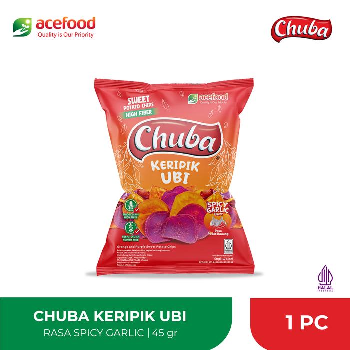 Gambar Chuba Keripik Ubi Rasa Spicy Garlic 45 gr dari Chuba Snack Kota Administrasi Jakarta Barat Tokopedia