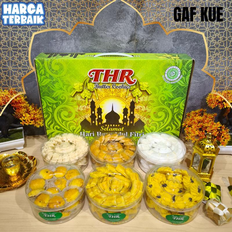 Paket Kue Kering Monasi segi 8 tLebaran Isi 6 Toples Hampers Kue Kering 3