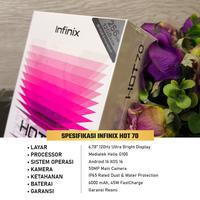 Gambar Infinix Hot 70 4/128 6/128 6/256 8/128 GB RAM 4GB 6GB 8GB ROM 128GB 256GB Android Terbaru Original Smartphone - Device Only, 4/128GB, Black dari Original link Kota Administrasi Jakarta Utara 4 Tokopedia