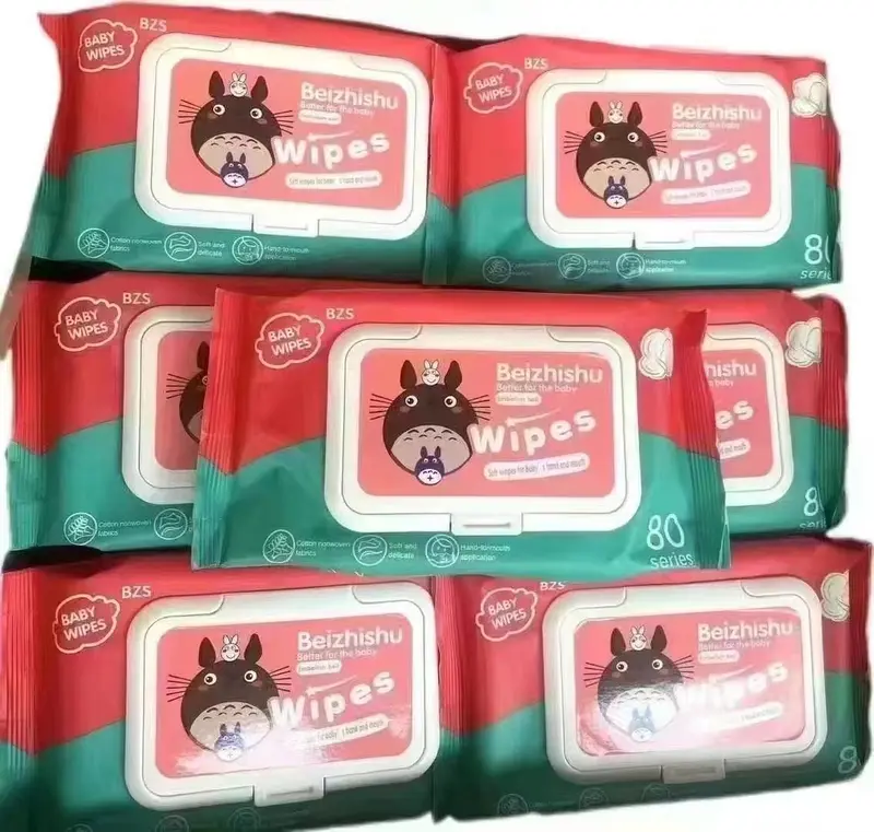 1Pack Murah Wipes Wet Tissue Tisu Basah Bayi ISI 80 LEMBAR for Popok Celana TISU BASAH 4