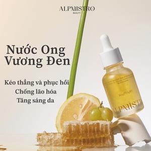 [Alpmistro] Serum Phục Hồi 30ml Sữa ong chúa & Hoa Ánh Trăng Cao nồng độ, Dưỡng ẩm sâu, Làm dịu da, Dưỡng căng bóng
