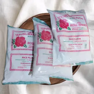 [ 3 Pack ] Tepung Beras Putih Rose Brand 500gram  Tepung Beras Putih Asli