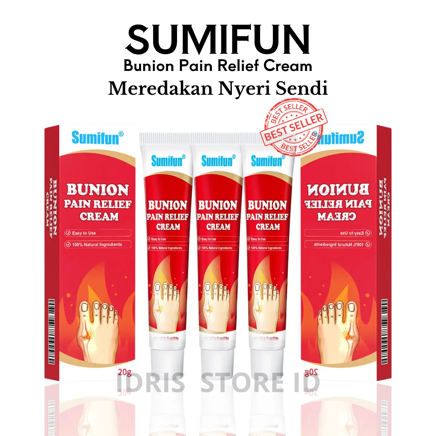 [PROMO 3PCS] SUMIFUN BUNION PAIN RELIEF CREAM NYERI SENDI PERAWATAN TANGAN DAN KAKI ORIGINAL