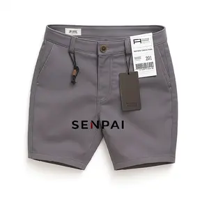 Celana Chinos Pendek Pria Slimfit Premium | Bahan Katun Stretch Tebal Nyaman Dan Kekinian Hitam Distro Buat Santai