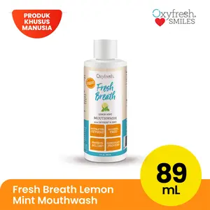 Oxyfresh Fresh Breath Lemon Mint Mouthrinse 89ml