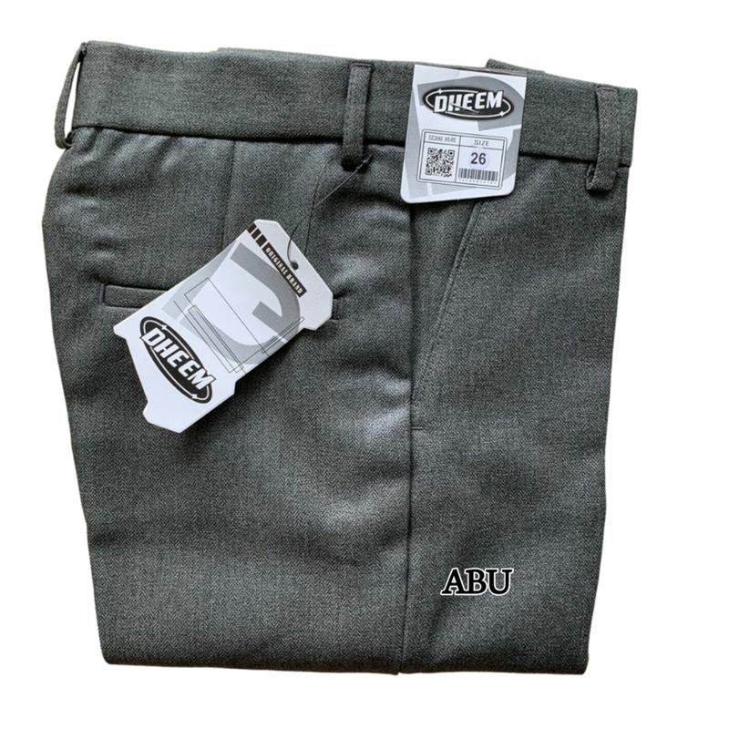 CELANA FORMAL METALIK UMUR 6-18 TAHUN Polos Slim-fitting Fashion 5