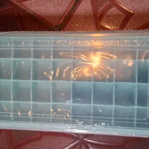 COD YBL 24 36 160 Sekat Cetakan Es Batu Cokelat Jelly Silicone Ice Cube Tray Mold Dengan Penutup Food Grade Anti Pecah Alat Cetak Coklat (BELI LOKAL) Cream Kitchenware