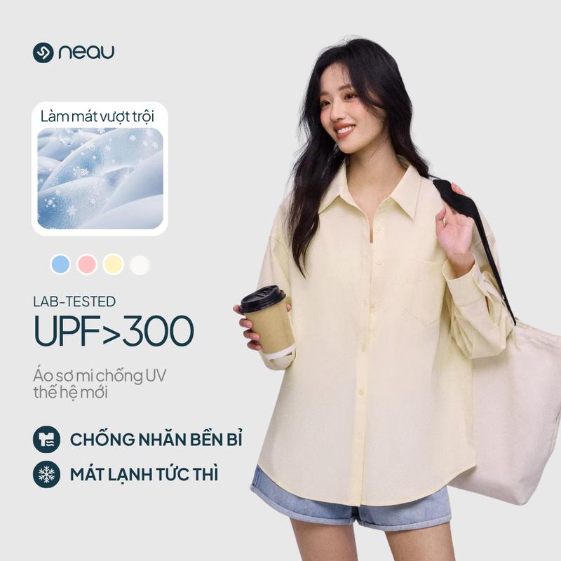 Áo Sơ Mi Nữ Dài Tay Mát Lạnh Chống Nắng Oversized Sở Vải Chống Nhăn, Sơ Mi Form Rộng Kiểu Hàn Quốc RE101