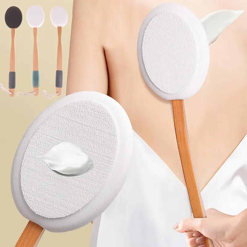 Dài Xử Lý Kem Dưỡng Da Applicator Body Cleaner Tắm Bàn Chải Ứng Dụng Mịn Cho…