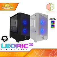 Gambar CASING CUBE GAMING LEORIC Mesh - Mid Tower mATX Tempered Case dari Techno Computer Bali Kota Denpasar 1 Tokopedia