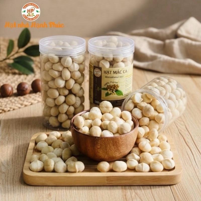  NHÂN HẠT MACCA Đăk Lăk Tách Sẵn Đã Sấy Chín - Hạt Nhà Hạnh Phúc - Hộp 500gr - Thức Ăn Ngon Dinh Dưỡng Cao 