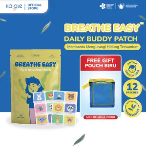 Kalale Flu & Nasal Relief Patch Stiker Anti Flu Pilek Hidung Tersumbat Anak Bayi Dewasa 100% Natural Essential Kids Lavender Anak-Anak