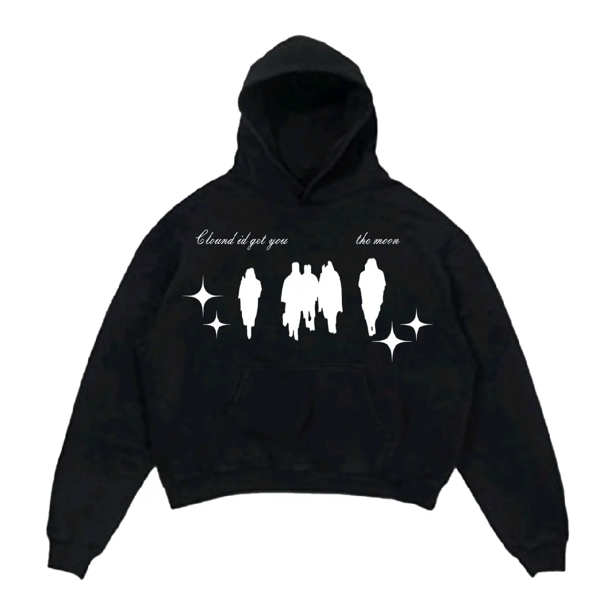ZUARSY Hoodie Butler Hitam dengan Kain Tebal Lembut Casual Combed 【l】 zp hitam (p.r.t) kuning hoodie love kiss