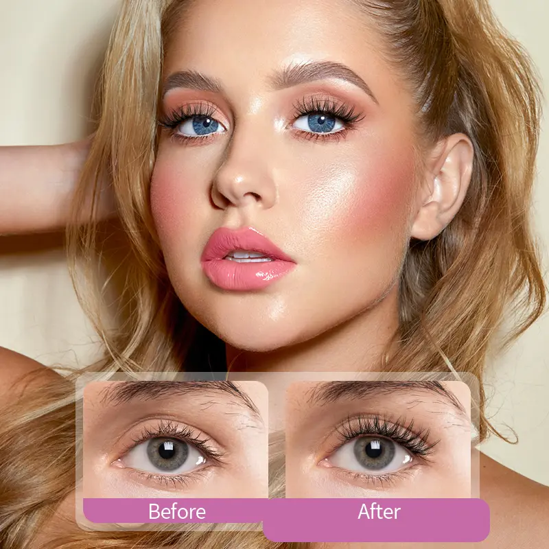 Mlen Diary Lazy Bulumata eyelash  Series- Serene Wings- DIY bulu mata palsu  C Curl 12-16mm terbaru dengan satu set lem eyelash extension yang sudah termasuk penghapus, makeup mata dan kosmetik 1
