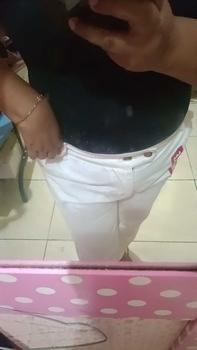 Product Review of POPPY BOYFRIEND JEANS KOREA STYLE fit karet Panjang Melar Korean White from W**👀 1