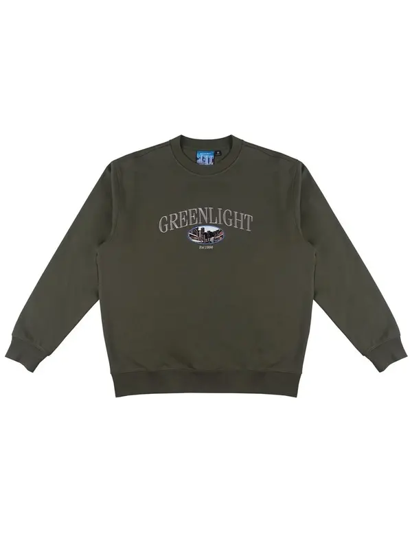 Greenlight Men's Jacket Script Crewneck Sweatshirt Regular Fit Dakota H191024 0