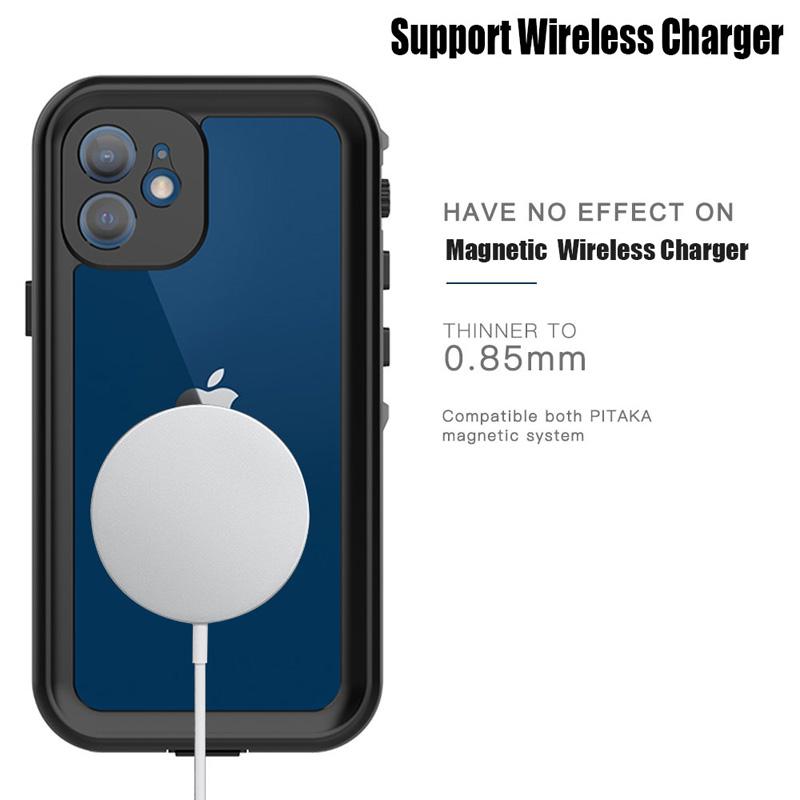 Product Introduction of Ốp Điện Thoại, ARMICO, Chống Nước IP68, Tương Thích Với iPhone 16Pro Max, 16 Pro, 16, 16 Plus, 15 Pro max, 15 Pro, 15 Plus, 14 Pro Max, 14, 13, 12, 11 Pro Max, XS Max, XR, Ốp Áo Giáp Trong Suốt, Thích Hợp Cho Các Môn Thể Thao Dưới Nước Và Ngoài Trời 4