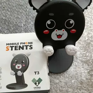 Stand Holder HP Lipat Universal Motif Animal Cute Karakter Lucu Anti Slip Meja Handphone Adjustable Phone Stand Portable