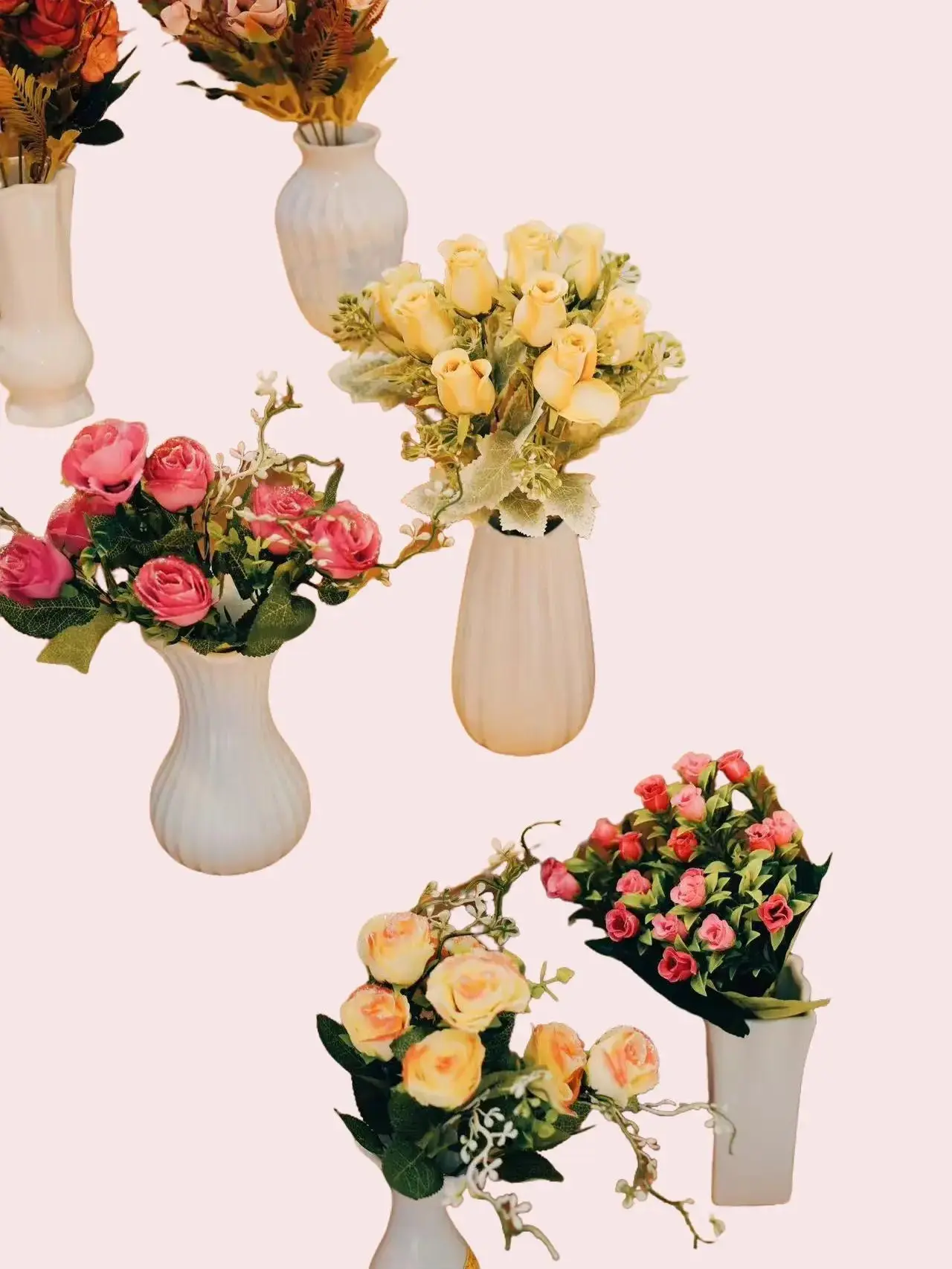 EternaBloom: Timelessly Elegant Artificial Roses for Home Décor, Available in Blooming,Dry Stylel