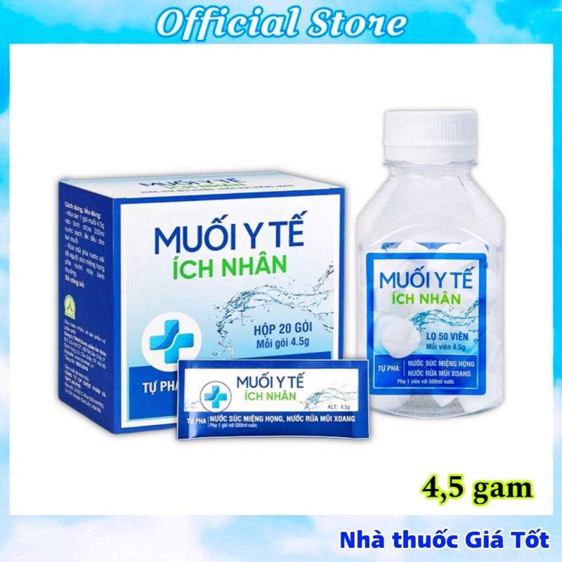  Muối Y Tế Ích Nhân Dùng Pha Nước Muối Sinh Lý Súc Miệng Rửa Mũi 