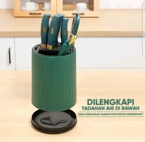 360° rotating kitchen utensil holder