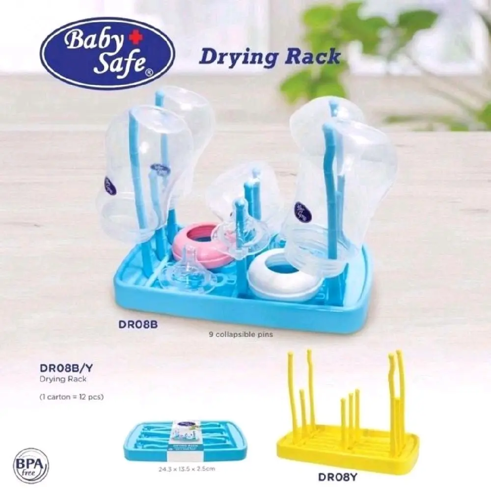 BabySafe Drying Rack DR08 Rak Penyimpan Botol Bayi