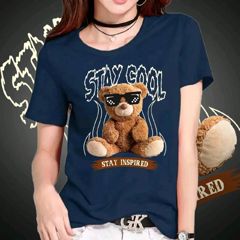 Kaos Distro Motif Beruang | Paket Hemat Dapat 3 Nyaman 3