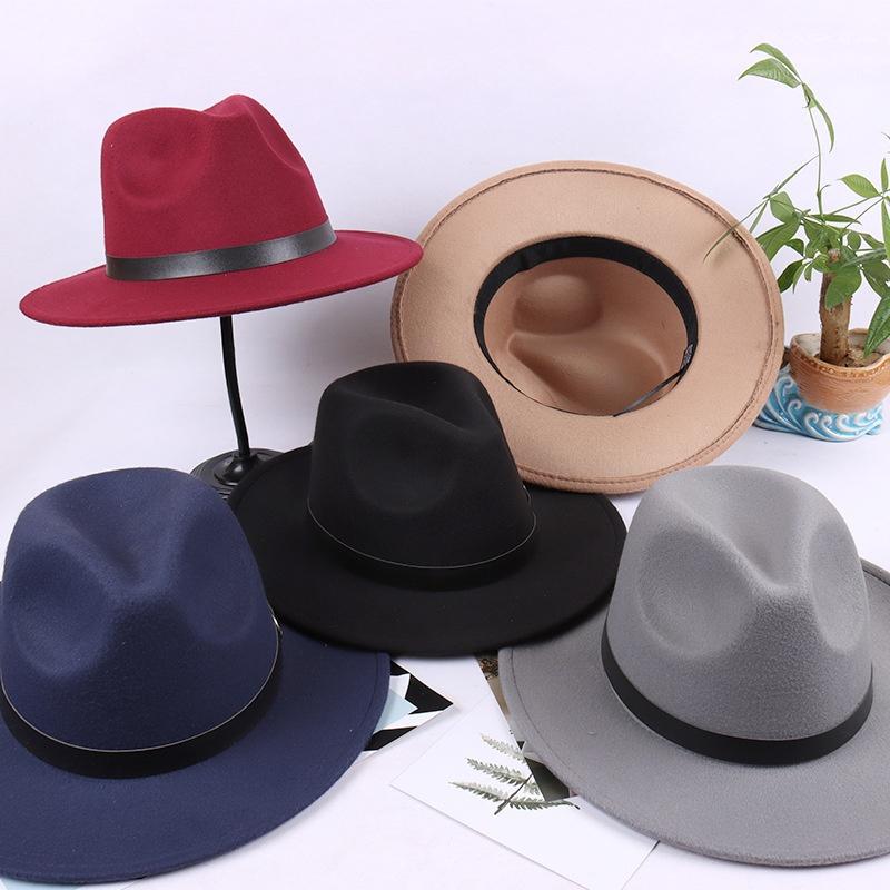 Product Introduction of New Fashion Men Women's Fashion Jazz Hat Woolen Blend Cap Outdoor Casual Hat 1