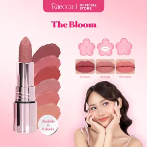 Raecca The Bloom Perfect Matte Lipstick - Rekomendasi Lipstik Transferproof Waterproof Tahan Lama Hingga 24 Jam