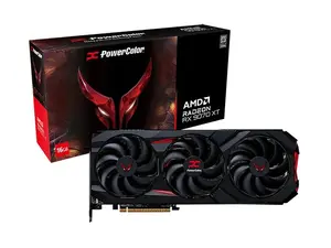 VGA Card AMD Radeon | Powercolor Power Color Red Devil RX9070XT 9070-XT 16GB GDDR6 DDR6 | RX9070XT 16G-E/OC | Triple 3 Fan | Garansi 2 Tahun