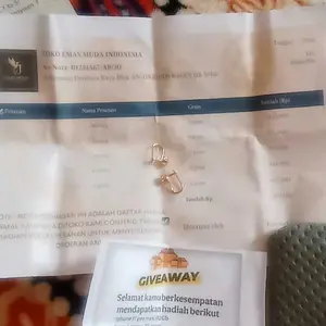 Jual Rugi Anting Desi Lapisan E.M.A.S Muda Asli Gratis Dompet Dan Surat Perhiasan Dari Toko