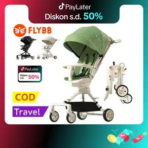 【Live Exclusive Only】FLYBB Kereta Dorong Bayi Stroler Bayi Lipat  2 Arah Travelling Stroller Bayi Anak-Anak Kursi Dorongan stroller  bello