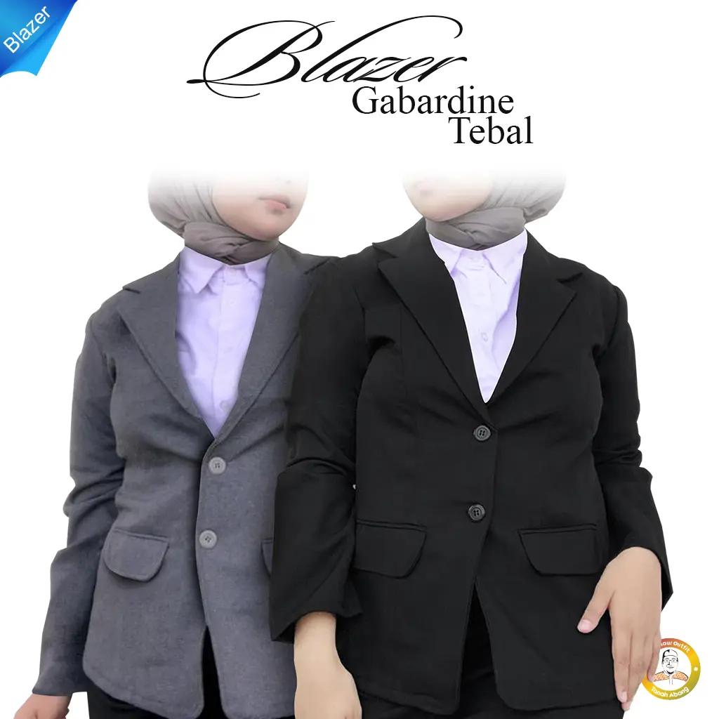 Jas Blazer Wanita Jas Kerja Kantor Cewe Polos Dewasa Anak Jaket Blezer Cewek Pakaian Formal Kantoran Dasar Hitam Abu  Bahan Panjang Kancing Jumbo Big Size Cardigan Rompi Outer Perempuan  Ootd Korean Style Seragam Slimfit