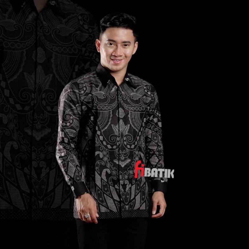 Product Introduction of KEMEJA BATIK PRIA LENGAN PANJANG MOTIF RAHWANA RAJA KEMEJA TERBARU Katun Seragam Pekalongan Baju 6