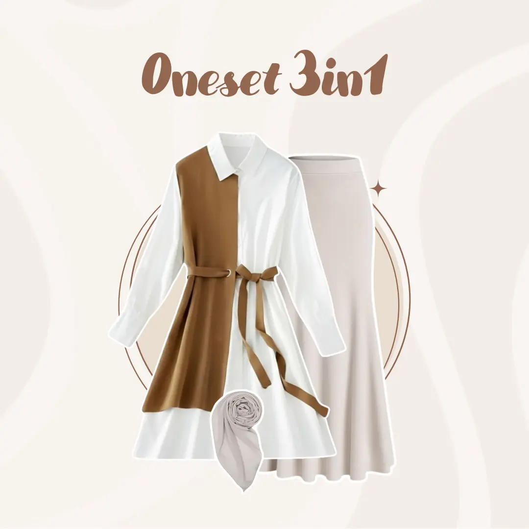 oneset 3in1 hijab