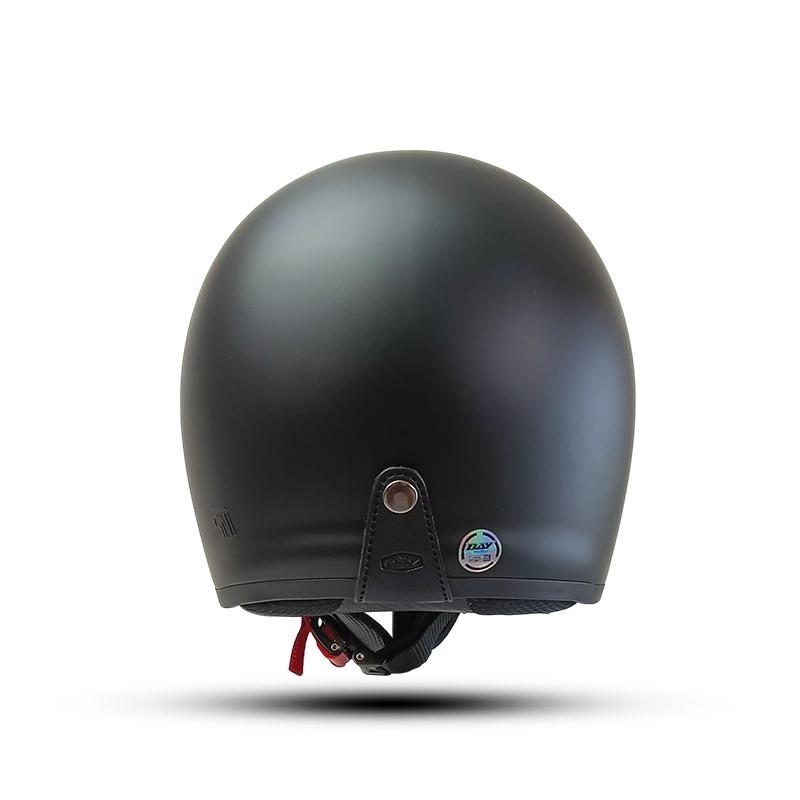 HELM RETRO CAKIL FULL FACE HITAM DAY DEWASA PRIA WANITA ORIGINAL SNI 5