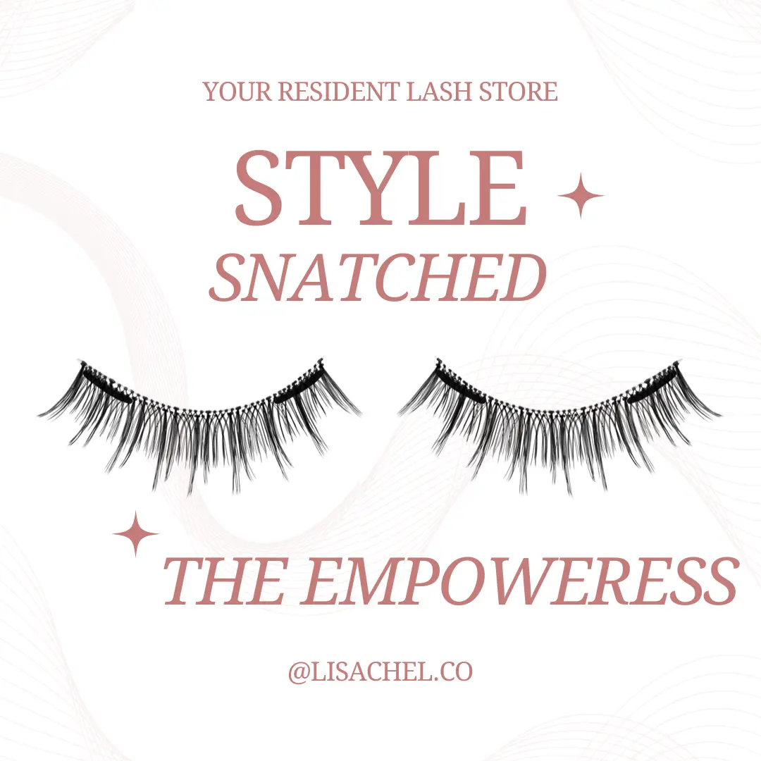 LISACHEL.CO Magnetic Clip-on Eyelashes - Snatched, High quality Reusable Natural Set with Applicator
